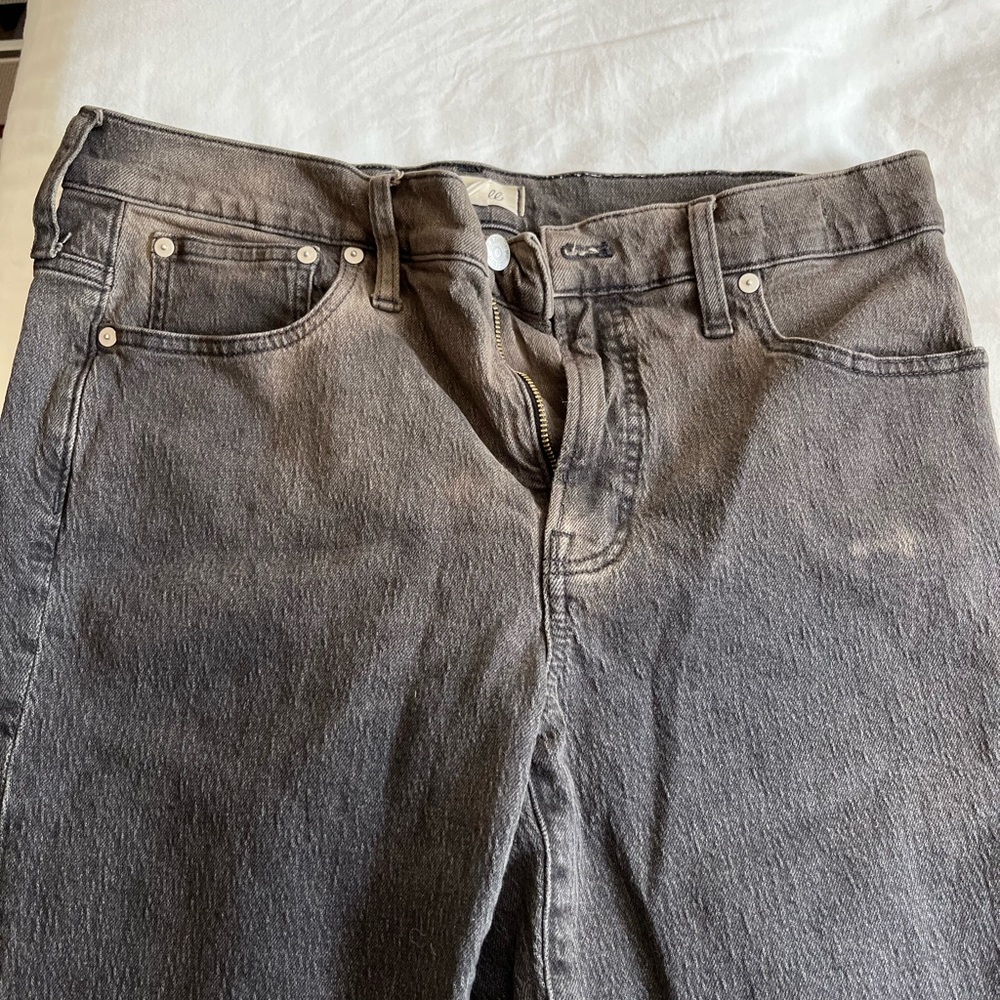 NWOT Madewell acid wash mid rise perfect vintage jeans size 30